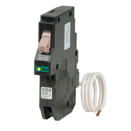 EATON CUTLER-HAMMER Combination Circuit Breaker, CHF Series 20A, 1 Pole, 120/240V AC CHFCAF120